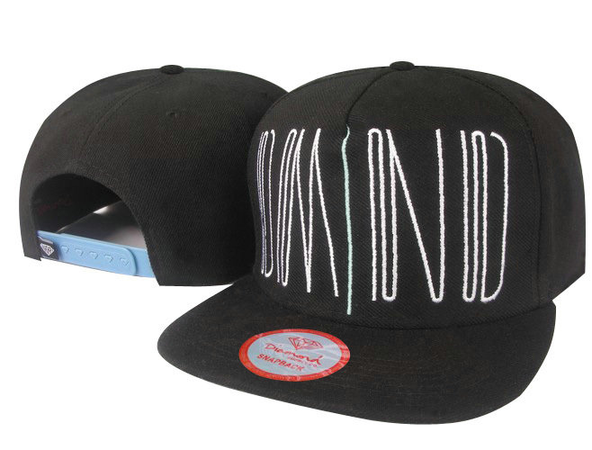 Diamond Supply Co Black Snapback Hat GF